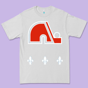 Vintage Quebec Hockey   Retro Nordiques Premium Tee Designed By Lanvoart