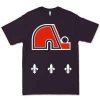 Plum vintage quebec hockey   retro nordiques Premium Tee - lanVoArt