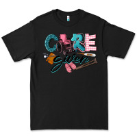 Black Caregiver Premium Tee - LillyAllenDesigns