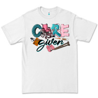 White Caregiver Premium Tee - LillyAllenDesigns