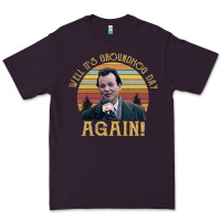Plum vintage well it's groundhog day again unisex shirt Premium Tee - lanVoArt