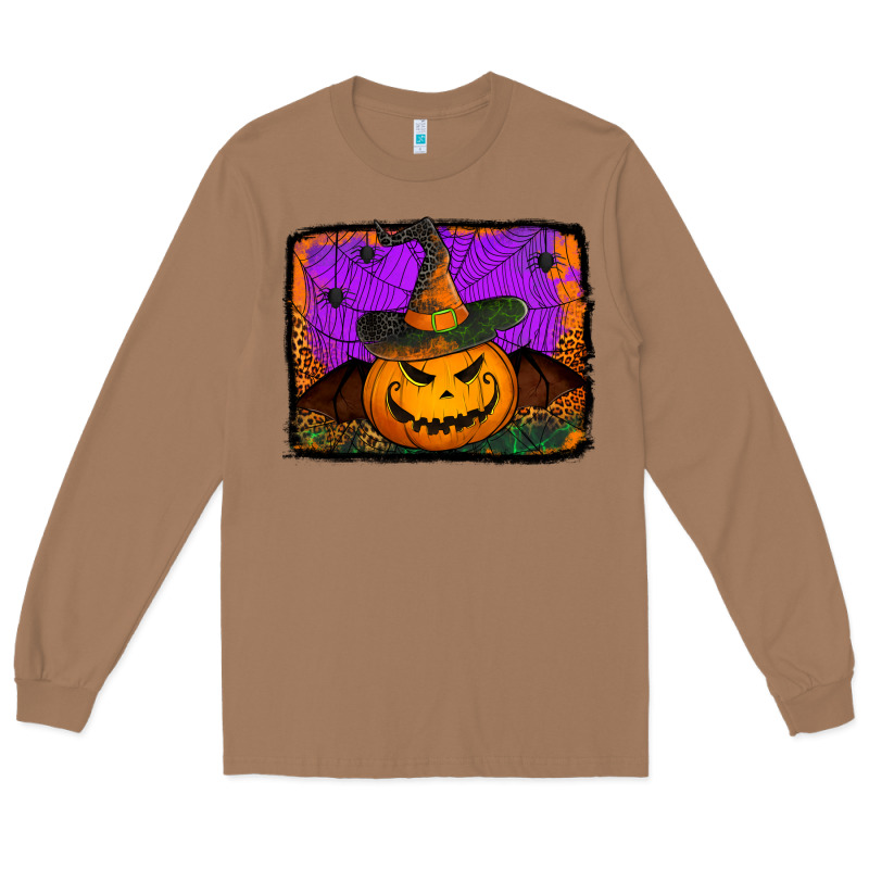 Jack O' Lantern Pumpkin Long Sleeve Tee by Jasminsmagicworld | Teevron
