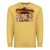 Antique Gold festive sombrero and nacho art Premium Sweatshirt - CowhideDigitalArt