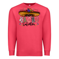 Cardinal festive sombrero and nacho art Premium Sweatshirt - CowhideDigitalArt