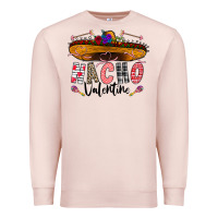 Pale Pink festive sombrero and nacho art Premium Sweatshirt - CowhideDigitalArt