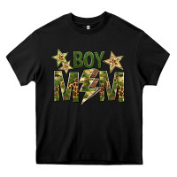 Black Boy Mom Heavy Core Tee - BundleAndBundleShop