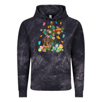 Cloud Black Western Rabbit with Cross Easter Day Vintage Hoodie - HowdyJamesFarm