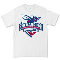 White Shenandoah University Hornets Premium Tee - lanVoArt