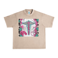 French Oak nurse Urban Heavy Tee - TumblerDesignByShophia