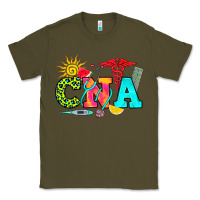 Army Green cna summer Classic Tee - RanaPortraitStore