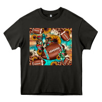 Asphalt football cactus sunflower Heavy Core Tee - JahusDesignShop