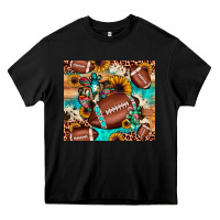 Black football cactus sunflower Heavy Core Tee - JahusDesignShop