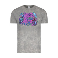 Cloud Rock Fueled by crystals and coffee halloween Vintage Tee - NancyCooperArtShop