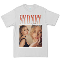 Dove Grey sydney sweeney Premium Tee - lanVoArt