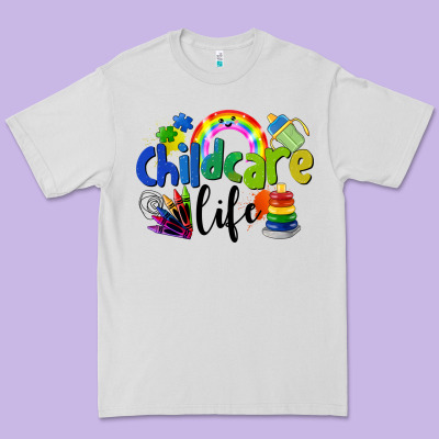 Childcare Life Premium Tee Designed By Lillyallendesigns