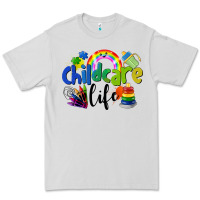 Dove Grey Childcare Life Premium Tee - LillyAllenDesigns