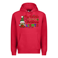 Cardinal my favorite color is christmas lights Premium Hoodie - BundleAndBundleShop