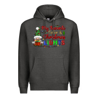 Charcoal Heather my favorite color is christmas lights Premium Hoodie - BundleAndBundleShop