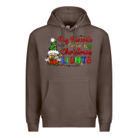 Coffee my favorite color is christmas lights Premium Hoodie - BundleAndBundleShop