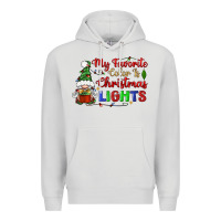 Dove Grey my favorite color is christmas lights Premium Hoodie - BundleAndBundleShop