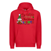 Red my favorite color is christmas lights Premium Hoodie - BundleAndBundleShop
