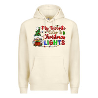 Sandshell my favorite color is christmas lights Premium Hoodie - BundleAndBundleShop