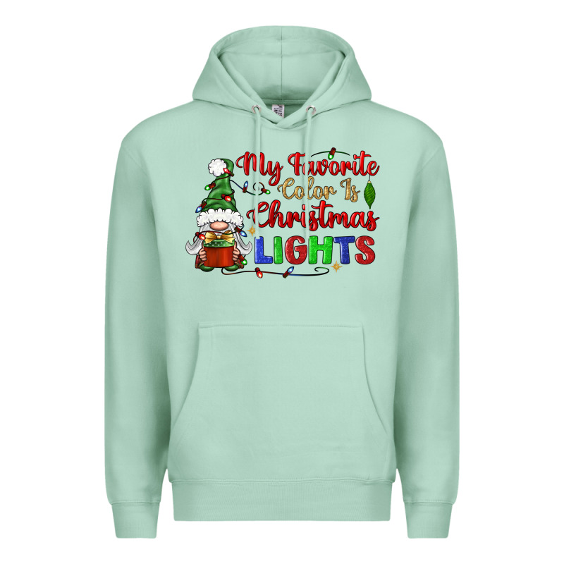 My Favorite Color Is Christmas Lights Premium Hoodie by BundleAndBundleShop | Teevron