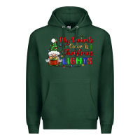 Sports Green my favorite color is christmas lights Premium Hoodie - BundleAndBundleShop