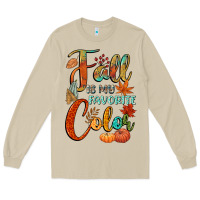 Mushroom fall is my favorite color Long Sleeve Tee - CowGirlArtShop