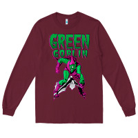 Burgundy green goblin Long Sleeve Tee - lanVoArt