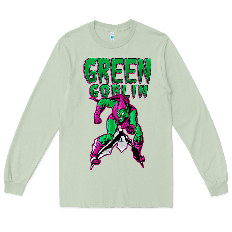 Green Goblin Long Sleeve Tee by lanVoArt | Teevron