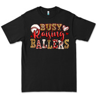 Black busy raising ballers baseball Premium Tee - Jasminsmagicworld