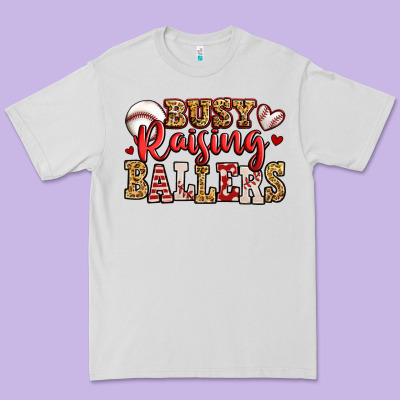 Busy Raising Ballers Baseball Premium Tee Designed By Jasminsmagicworld