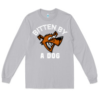 Moon Dust bitten by a dog angry dog bite funny gift Long Sleeve Tee - lanVoArt