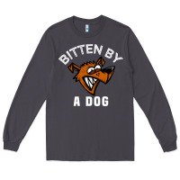 Smoke bitten by a dog angry dog bite funny gift Long Sleeve Tee - lanVoArt