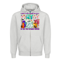 Dove Grey respiratory therapist halloween humor Zipper Hoodie - CowhideDigitalArt