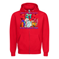Red respiratory therapist halloween humor Zipper Hoodie - CowhideDigitalArt
