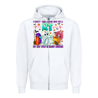 White respiratory therapist halloween humor Zipper Hoodie - CowhideDigitalArt