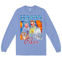 Colony Blue hasan piker t shirts gift for fans for men and women gift mother day f Long Sleeve Tee - lanVoArt