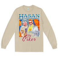 Mushroom hasan piker t shirts gift for fans for men and women gift mother day f Long Sleeve Tee - lanVoArt