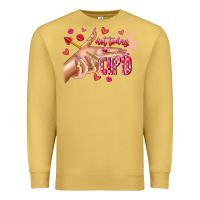 Antique Gold Not Today Cupid Premium Sweatshirt - CowhideDigitalArt