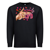 Black Not Today Cupid Premium Sweatshirt - CowhideDigitalArt