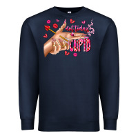 Navy Not Today Cupid Premium Sweatshirt - CowhideDigitalArt