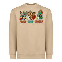 Peace Love Tequila Heavyweight Sweatshirt | Teevron