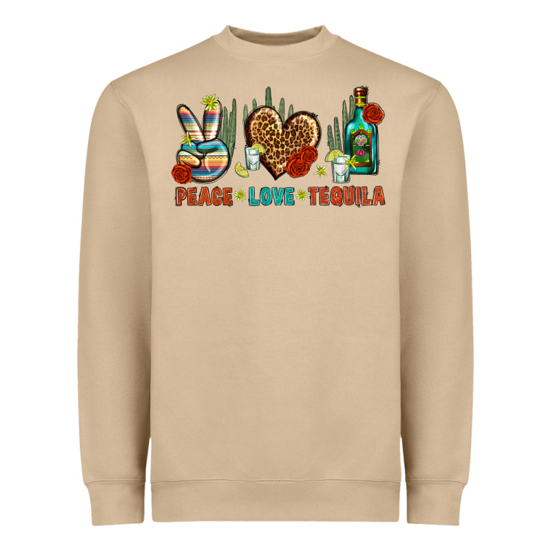 Peace Love Tequila Heavyweight Sweatshirt by BundleAndBundleShop | Teevron