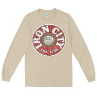 Mushroom vintage retro iron city(beer) proof Long Sleeve Tee - lanVoArt