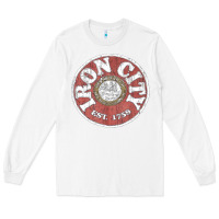 White vintage retro iron city(beer) proof Long Sleeve Tee - lanVoArt