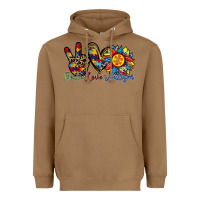 Toasted Coconut peace love autism sunflower Heavyweight Hoodie - RacoonDesign