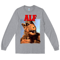 Heather Grey alf vintage classic Long Sleeve Tee - lanVoArt