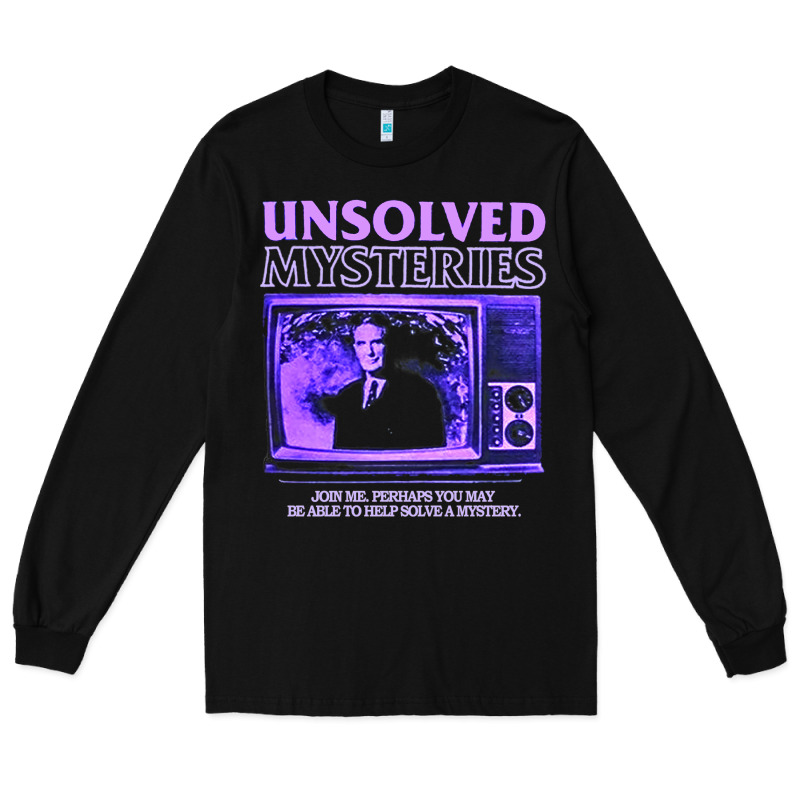 Unsolved Mysteries Robert Stack Long Sleeve Tee by lanVoArt | Teevron